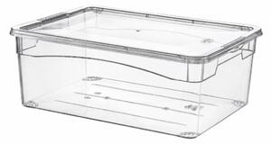 HOBBY LIFE Cipőtartó doboz tetővel 6 L 19,5 x 32,5 x 11,5 cm átlátszó