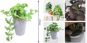 MŰNÖVÉNY CSEREPES 21CM