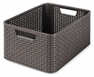 CURVER Style M rattan hatású kosár barna 18 L 17x38,6x28,7 cm