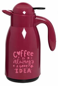 Termosz 1 L Coffe Always felirattal 26x13,5 cm