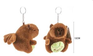 CAPYBARA PLÜSS KULCSTARTÓ 12CM