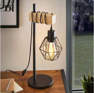 Eglo Eglo 44079 - Asztali lámpa TOWNSHEND 1xE27/60W/230V - FSC igazolt EG44079