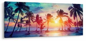 Kép - trópusi naplemente (120x50 cm)