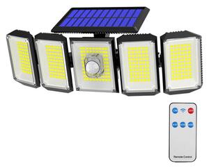 5 paneles forgatható 300LED-es szolár lámpa
