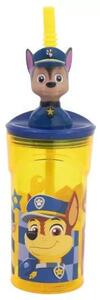 KULACS MŰA. 360ML SZÍVÓSZÁLAS 3D PAW PATROL