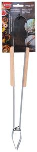 GRILLEZŐ CSIPESZ INOX FANYELŰ 39CM
