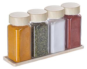 Fűszertartó szett 4db tartóval 140ml S-724