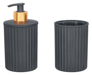 Fürdőszoba szett szappanadagoló + fogkefetartó Nostalgia N577