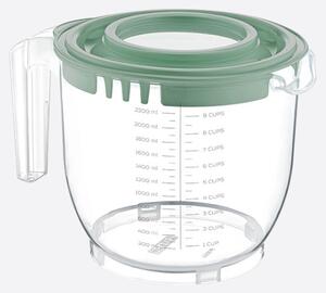 Habverő tál fröccsenésgátló tetővel 2,2L 10200