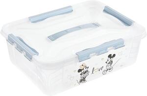 Tárolódoboz tetővel 10L Mickey Mouse átlátszó