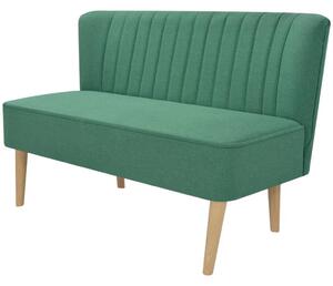 Zöld szövetkanapé 117 x 55,5 x 77 cm