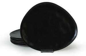 Tányér desszertes kerámia Trior fekete 23cm 956