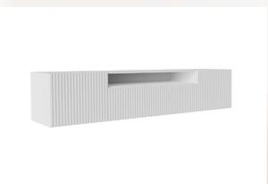 NOEMI TV asztal, 200x42x41, fehér