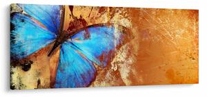 Kép - Kék pillangó (120x50 cm)