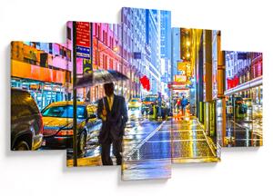 Kép - Város neonfényben (150x105 cm)