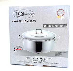 Fazék fém fedővel 19,5L BM-1055