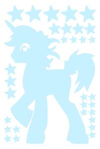 Fanastick Unicorn With Stars világító matrica - Ambiance