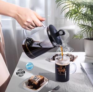 Tea-kávé készítő szűrővel hőálló üveg 660ml 131080-012
