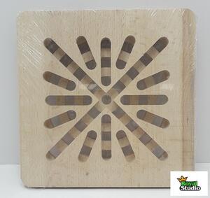 Fa edényalátét kerek/szögletes Happy Cooking RS-1087 (077)