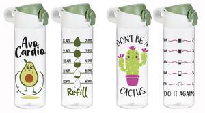 Kulacs avokádó kaktusz mintás 750ml 161686-302