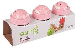 Fűszertartó szett 3db üveg 210ml S-196