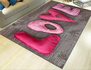 Szőnyeg színes csúszásgátlós 3D 60x100cm 35 AKCIÓ