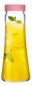 Kancsó karaf üveg rózsaszín tetővel 1000ml 43234 / 1099865