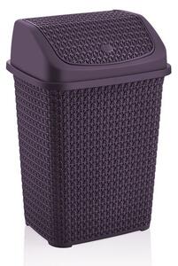 Szemetes billenős 16L kötött mintás 8164
