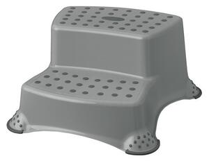 Fellépő dupla csúszásgátlós 40x37x21cm 120kg-ig szürke 10029120000