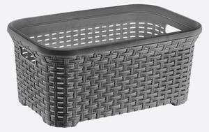 Ruháskosár 35L rattan 05104