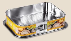 Tortaforma téglalap alakú csatos 34x24cm texturált aljjal 162-18