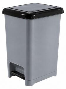 DÜNYA Slim pedálos szemetes 60 L 32x52x42,5 cm szürke-antracit