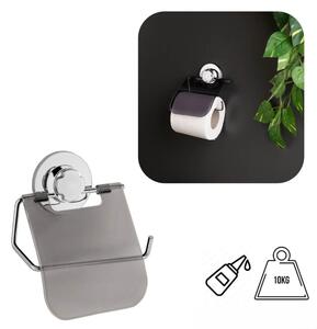 WC papír tartó fedeles fali króm UR-3381
