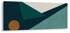 Kép - Kubista absztrakció (120x50 cm)