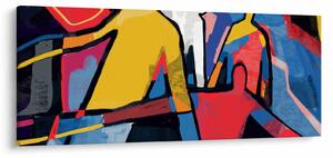 Kép - A férfiak absztrakciója (120x50 cm)