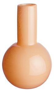 CANDY üveg váza, barack szín 30cm