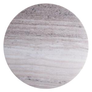 MARBLE márvány tál, bézs Ø30cm