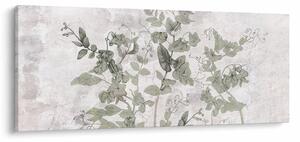 Kép - Növények vakolatban (120x50 cm)