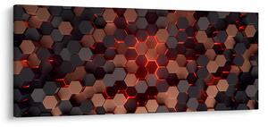 Kép - Futurisztikus absztrakció (120x50 cm)