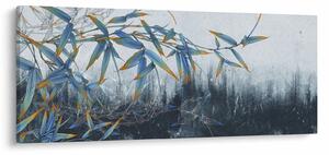 Kép - bambusz a falon (120x50 cm)