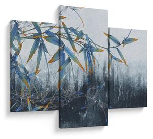 Kép - bambusz a falon (90x60 cm)