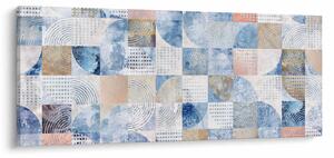 Kép - Geometrikus formák a falon (120x50 cm)