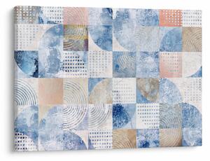 Kép - Geometrikus formák a falon (70x50 cm)