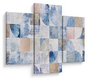 Kép - Geometrikus formák a falon (90x60 cm)