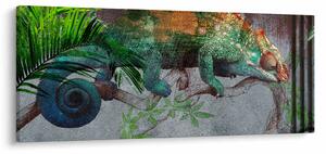 Kép - kaméleon (120x50 cm)