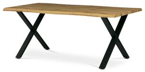 Modern Étkzőasztal Tölgy Színben. Méret: 180x100 cm, MDF Asztallap HT-811
