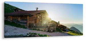 Kép - reggel az Alpokban, Tirol (120x50 cm)