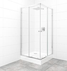 Zuhanyzósarok és kád készlet, négyzet 90x90 cm Multi Basic SIKOBKMUQ90CRT