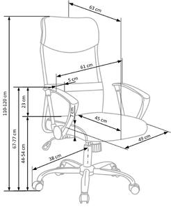 Vire irodai szék - hamu