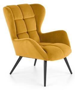 Fotel Houston 1079, Kárpit, 91x75x86cm, Sötét sárga